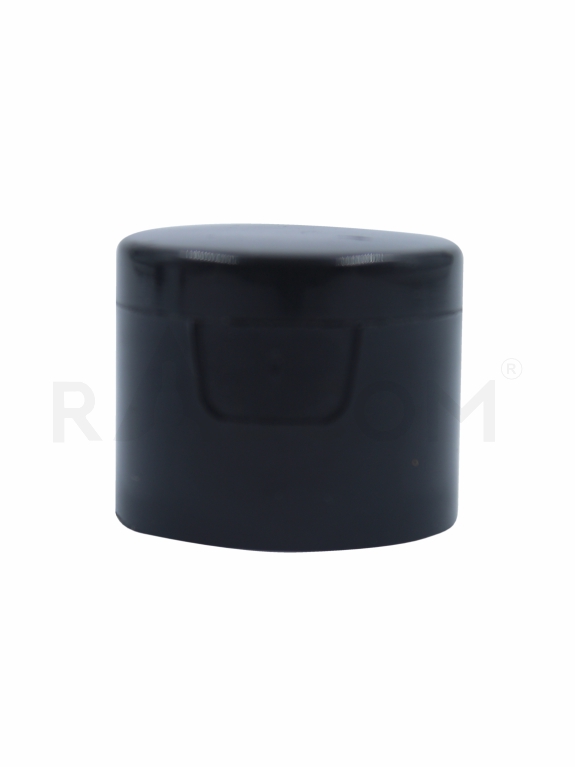 Flip Top Cap For Pet Bottles - 24/410 MM - Black